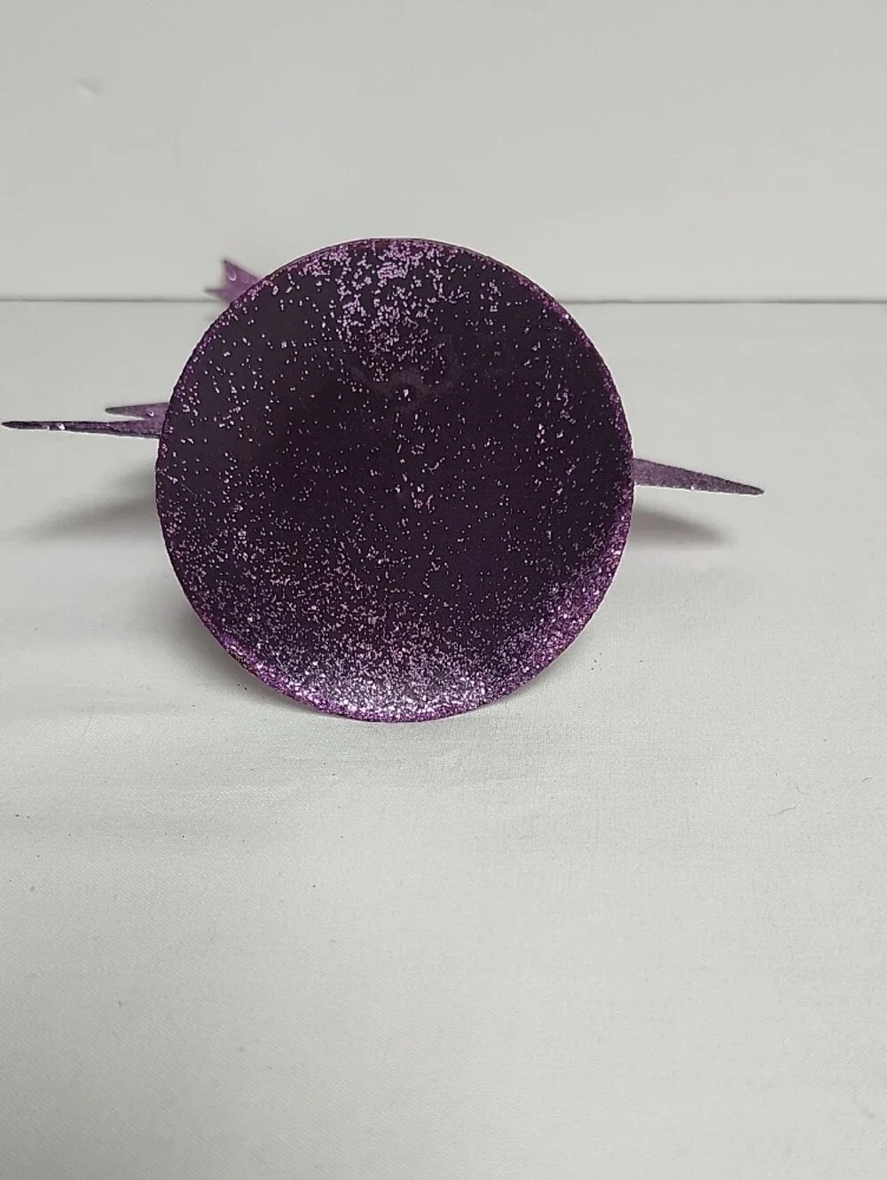 Glitter Purple Christmas Tree Table Decor - Unbranded